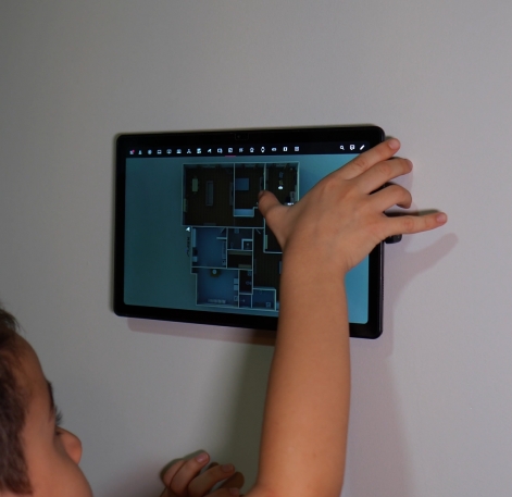 Kit montagem de Tablet na parede